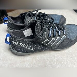 Merrell Men's Black and Blue Athletic Shoes
